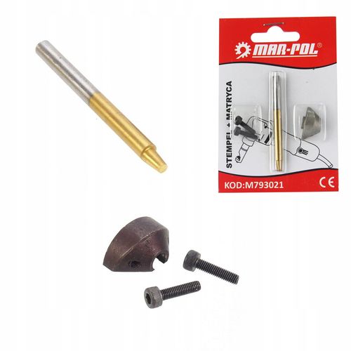 MATRYCA + NÓŻ STEMPEL NOŻYC DO BLACHY NOŻYCE KOMPL na Arena.pl
