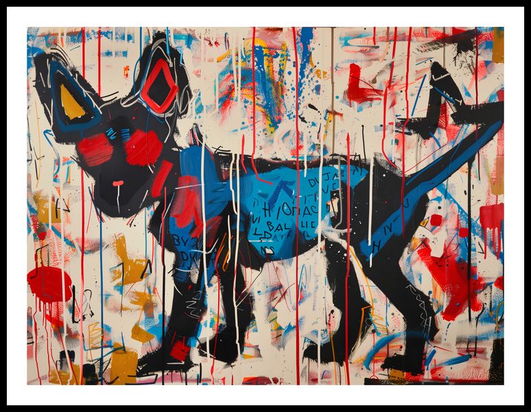 Plakat 80x60cm Miejski Pies zdjęcie 3