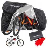 POKROWIEC NA ROWER ZIMA / LATO UV CZARNY XXL na dwa rowery