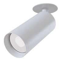 Punktowa lampa sufitowa Focus C018CL-01W z regulacją biała