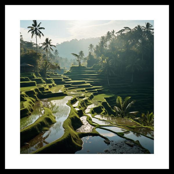 Plakat 40x40cm Zielone Sanktuarium zdjęcie 3
