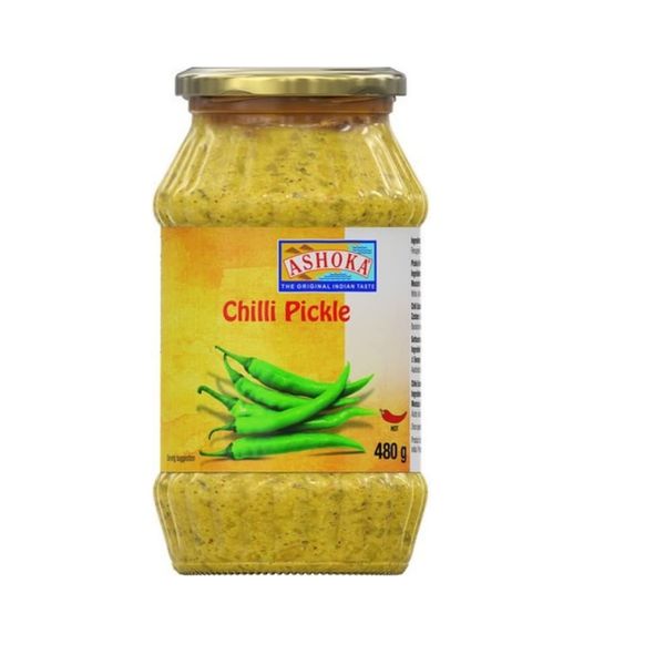 Marynowane chilli w oleju Chilli Pickle Ashoka 480g zdjęcie 1