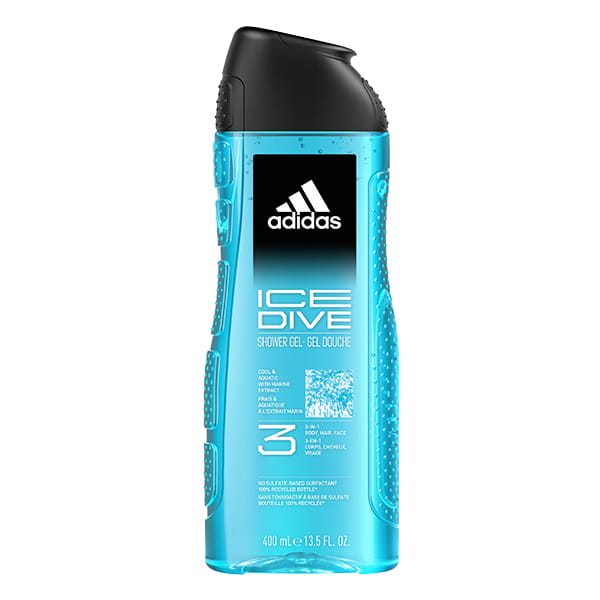 Adidas Ice Dive Żel do mycia 3w1 męski - 400ml zdjęcie 1