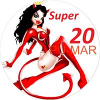 Opłatek na tort Urodziny 18 30 40 Diablica Kobieta Postać Sexy Whisky