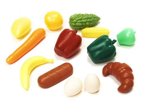 Supermarket sklep kasa fiskalna + wózek miętowy na Arena.pl