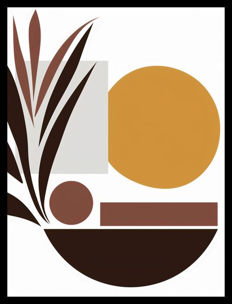 Plakat 60x80cm Stylizacja Roślin zdjęcie 2