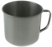 KUBEK STALOWY Turystyczny Wędkarski 1000ml 1L Metalowy Podróżny 4971