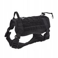Szelki dla psa kamizelka taktyczna czarna XL
