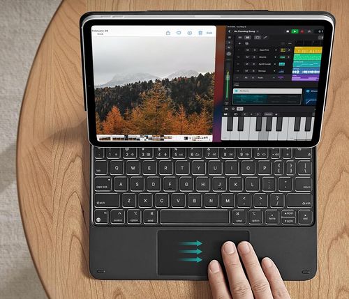 Czarne etui ESR 6B012A do iPada Air 11" (M2, 2024) z klawiaturą na Arena.pl