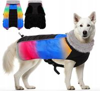 CIEPŁA KURTKA DLA PSA CITÉTOILE ROZMIAR L WIATROSZCZELNY REGULOWANY