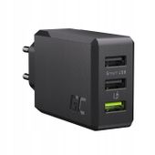 Szybka Ładowarka Sieciowa Zasilacz 30W Green Cell 3x USB A do telefonu