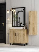 ZESTAW  MEBLI  LAZIENKOWYCH 60 szafka umywalka słupek w. (W1) + LARA