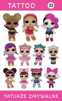 Tatuaże zmywalne LOL Suprise