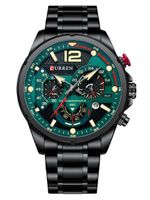 ZEGAREK MĘSKI CURREN 8395 (zc019c) - CHRONOGRAF