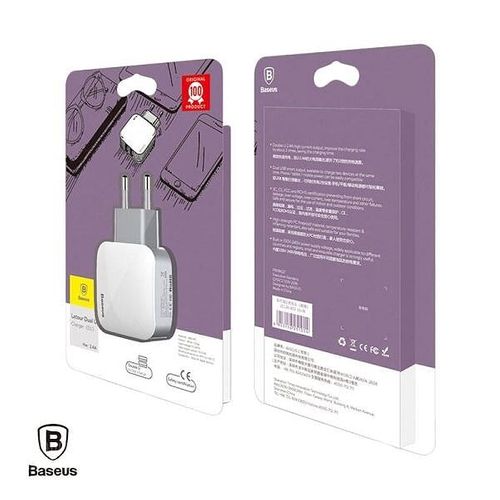 BASEUS Ładowarka sieciowa Fast Charge 2X USB 2,4A na Arena.pl
