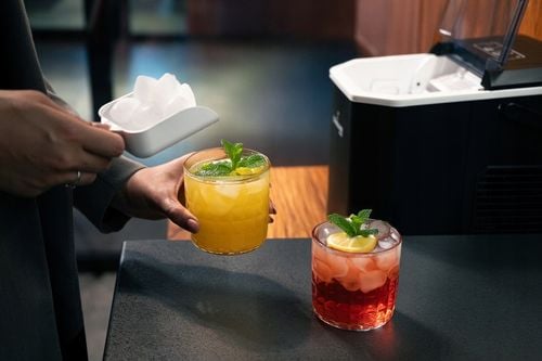 DOMOWA KOSTKARKA DO LODU MASZYNA DO KOSTEK EKSPRESOWY LÓD DO NAPOJU na Arena.pl