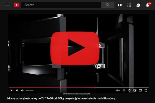 OBROTOWY UCHWYT DO TELEWIZORA ŚCIENNY Wieszak TV UNIWERSALNY 17-56 na Arena.pl