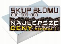 Wizytówki firmowe 200 szt DUŻO WZORÓW do wyboru SKUP ZŁOMU
