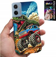 ETUI DO MOTOROLA E15 / G05 -DINOZAUR W MONSTERTRUCKU WZORY DLA DZIECI