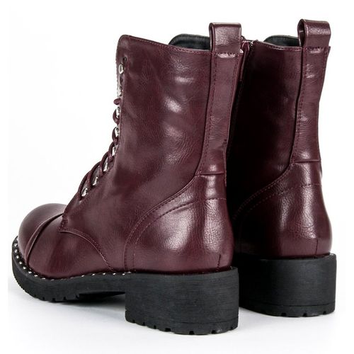 Bordowe botki workery r.37 na Arena.pl