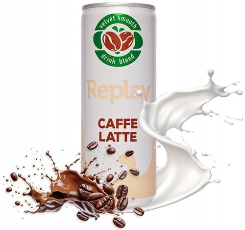 Mrożona Kawa Latte - Idealna kawa w puszce REPLAY Caffe Latte na Arena.pl