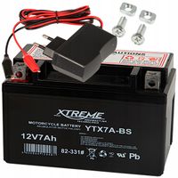 AKUMULATOR MOTOCYKLOWY XTREME 12V 7Ah BEZOBSŁUGOWY SKUTER MOTOR QUAD ATV