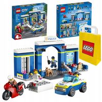 LEGO City Policja Posterunek Samochód Radiowóz Auto Motor 4+ Łatwe 60370