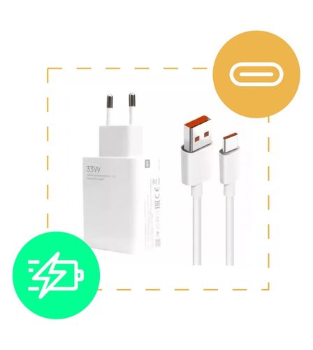ORYGINALNA ŁADOWARKA XIAOMI MDY-11-EZ + KABEL USB-C 1 M TURBO CHARGE na Arena.pl