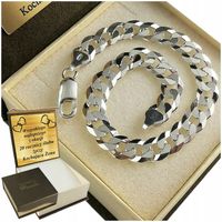 Srebrna Bransoleta Męska 925 Pancerka 8,5mm DIAMENTOWANA Grawer GRATIS