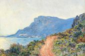 Plakat 60x40cm The Corniche near Monaco, Monet Vintage do Salonu