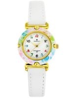 ZEGAREK DZIECIĘCY PERFECT LP152-04 - KOMUNIJNY - biały (zp811c)