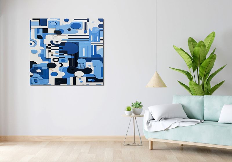 Obraz 100x90cm Rytmiczne Echo zdjęcie 2