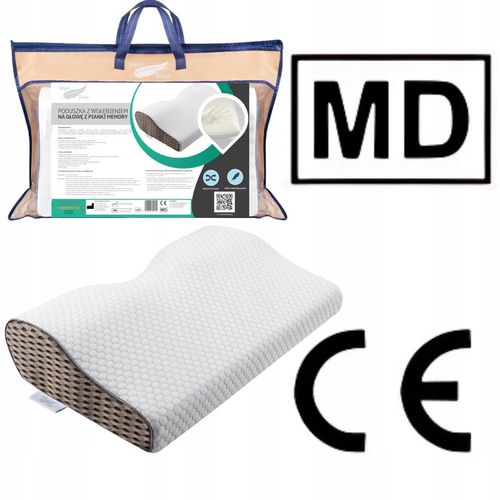 PODUSZKA ORTOPEDYCZNA DO SPANIA NA BOKU I BRZUCHU PROFILOWANA PIANKA MEMORY na Arena.pl