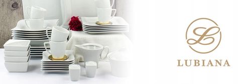 LUBIANA BOSS SERWIS OBIADOWY 18 EL 6 OS PORCELANA na Arena.pl