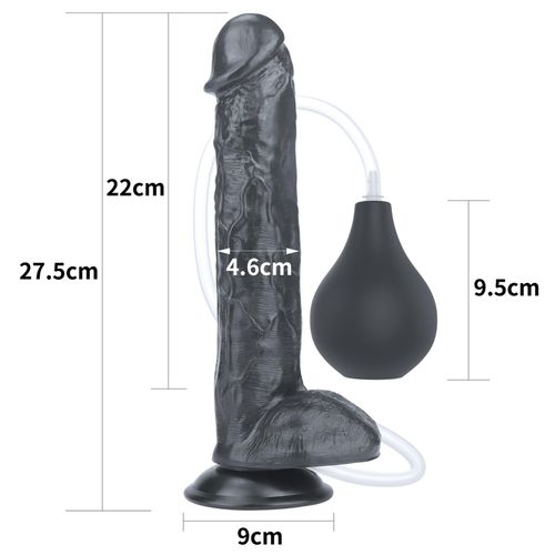 11'' Squirt Extreme Dildo - Black na Arena.pl