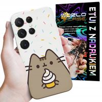 ETUI CASE DO SAMSUNG S24 ULTRA - SŁODKI KOTEK KOT OBUDOWA PLECKI