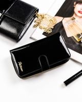 lakierowany portfel damski na karty - peterson