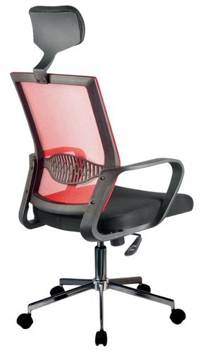 Fotel biurowy OCF-9 materiałowy - Czerwony na Arena.pl