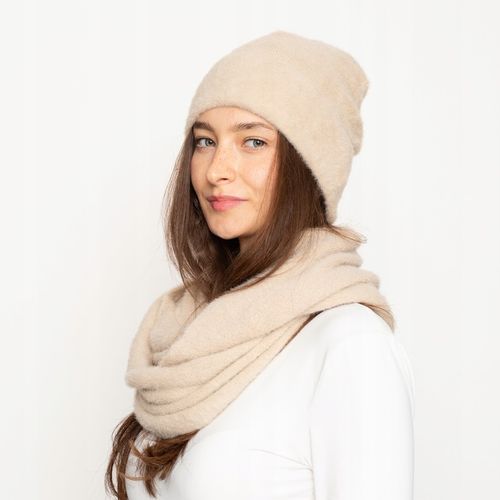 ALPAKA komplet CZAPKA WYWIJANA + KOMIN na Arena.pl