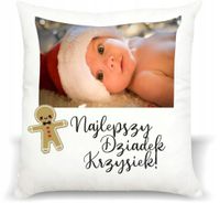 foto PODUSZKA PREZENT na święta dla Babci Dziadka