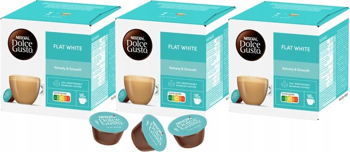 Kapsułki Nescafe Dolce Gusto Flat White 48 kaw zdjęcie 1