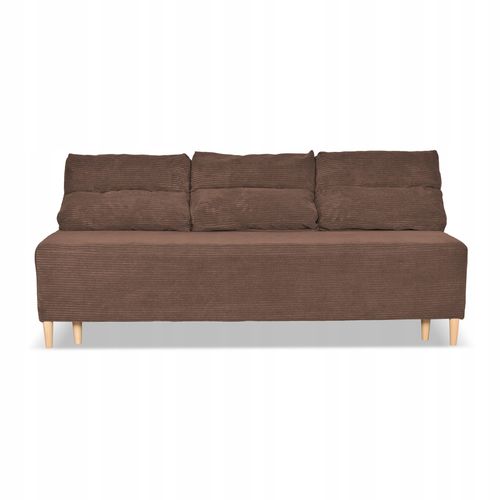 Kanapa sofa KIMO funkcja spania pojemnik Anafi brąz sztruks na Arena.pl