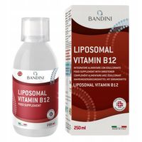 Bandini Liposomalna Witamina B12 1000 mcg wegański płynny suplement vegan