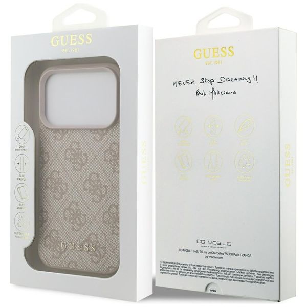 Etui Guess 4G Classic do iPhone 17 Pro różowy zdjęcie 8