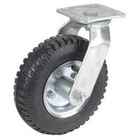 Koło transportowe skrętne na płytce 20cm do 100kg swe