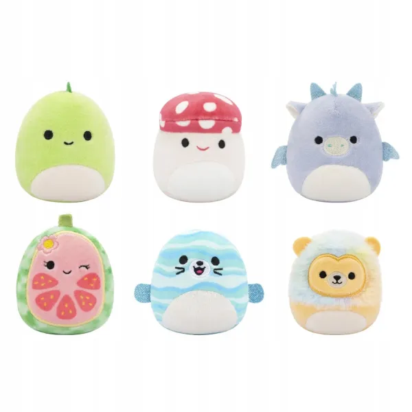 SQUISHMALLOWS MICROMALLOWS 6PACK MASKOTKI 6CM zdjęcie 2