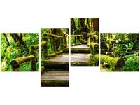 140CM 70 OBRAZ DREWNIANY MOSTEK ŚCIENNY