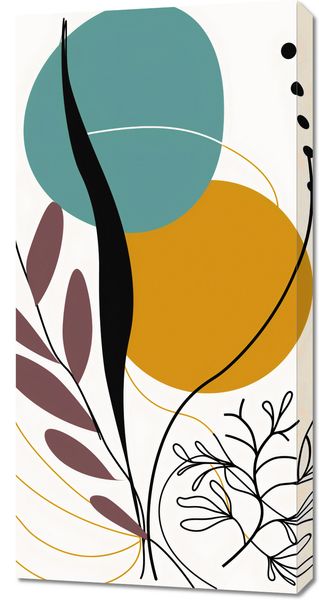 Obraz 50x100cm Akwarelowe Przebudzenie zdjęcie 1