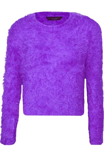 Fioletowy Sweter, Fluffy - 42 / XL na Arena.pl