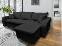 Narożnik rozkładany z funkcją spania - PALERMO sztruks, 2 pojemniki